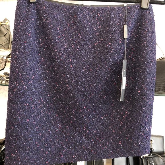 ELIE TAHARI Amethyst "Bennet" Asymmetrical Skirt